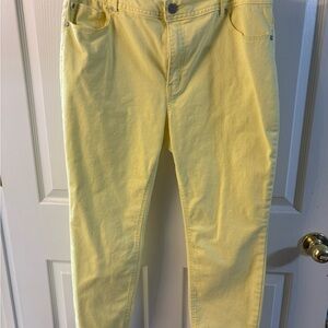Yellow Denim Jeans